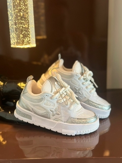 INFANTIL - LOUIS VUITTON BRANCO CINZA PRATA na internet