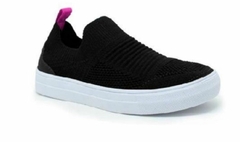 BATATINHA INFANTIL SLIPON PRETO PINK