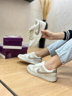 DUNK NK LOW BRANCO OFF WHITE GLITER