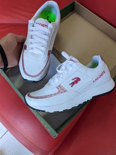 LACOSTE SPORT BRANCO ROSA - comprar online