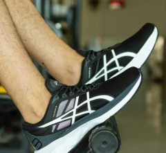 ASIC VULCAN 9 PRETO BRANCO