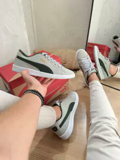 PUMA SUEDE CINZA VERDE NATURAL