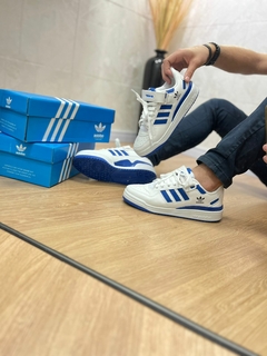 AD WOOD BRANCO AZUL VELCRO
