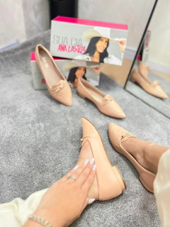 SAPATILHA SUA CIA SOFT NUDE LAÇO - REF 8217/15778