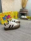INFANTIL - TENIS NILQI MINI SAMBA BRANCO PRETO