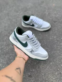 DUNK LOUIS VUITTON BRANCO CINZA VERDE - loja online