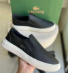 SLIPON LACOSTE PRETO BRANCO ( promo08LC )