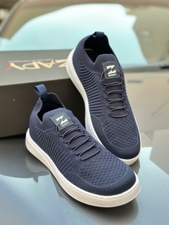SAPATENIS KNIT ZAPY MARINHO - loja online
