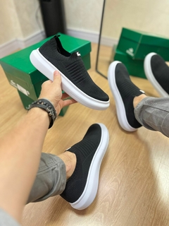 LC SLIPON KNIT PRETO - comprar online