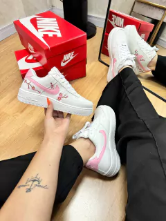 AIRFORCE BORDADO BRANCO ROSE FLORES - comprar online
