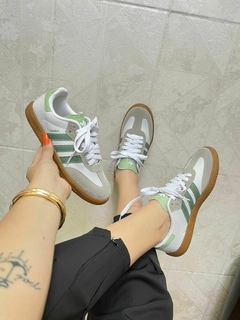 SAMBA BRANCO VERDE CINZA