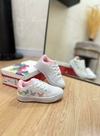 INFANTIL - TENIS BRANCO ROSA BORBOLETAS REF102 BTA