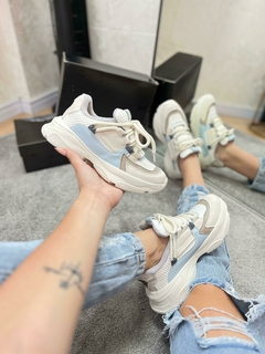 SNEAKER OFF WHITE AZUL BB TS1041 - comprar online