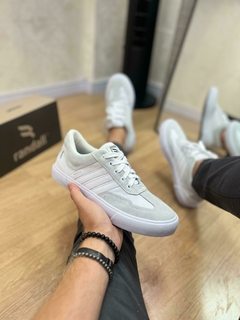 TENIS RDL3666 ROOTS BRANCO - TenisVel