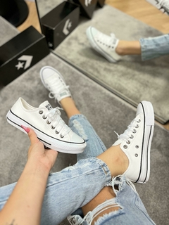 ALLSTAR BRANCO COURINO LISTA PRETA - TenisVel