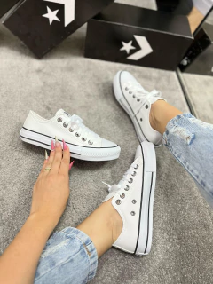 ALLSTAR BRANCO COURINO LISTA PRETA - loja online