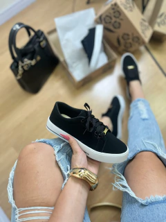 TENIS VF 1013 NOBUCK PRETO - TenisVel