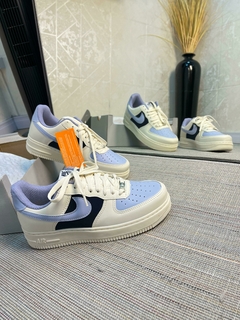 AIRFORCE LUXO OFF CELESTE MARINHO - TenisVel