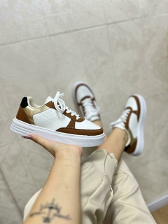 TENIS COLECTION BRANCO TERRA COTA OURO 007.021.694 - loja online