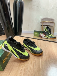INFANTIL - CHUTEIRA SALÃO PRETO VERDE na internet