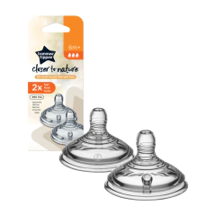 Tetina Tommee Tippee X2 Unidades Flujo Lento, Variable, Medio Y Rápido - comprar online