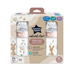 Mamadera 260 ML auto-esterilizantes Pack X 2 Tommee Tippee - comprar online