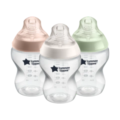 Mamadera Closer To Nature 260 Ml Pack X 3 Tommee Tippee - comprar online