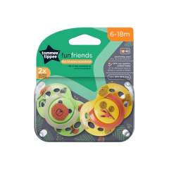 Chupetes Fun Friends 6-18 Meses Tommee Tippee