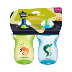 Vaso Sportee 300ml Tommee Tippee X2
