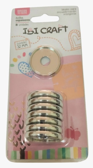 Discos de Expansión 32mm x 8pcs Plata