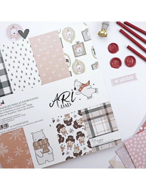 Bloc de papeles 12x12" ARIDAD