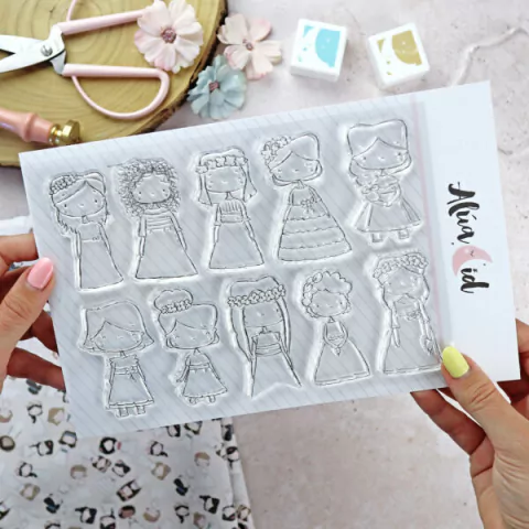 Set de sellos Como una princesa 2024 SOLOSIESCONTIGO