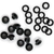 Eyelets Washers Standard Black 70/Pkg