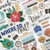 Vicki Boutin Where To Next Collection Thickers Phrase Happy Life Chipboard en internet