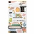 Vicki Boutin Where To Next Collection 6 x 12 Cardstock Stickers with Black Foil Accents