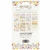 Crate Paper Sticker Moonlight Magic Book Gold Foil 8 sheets - comprar online