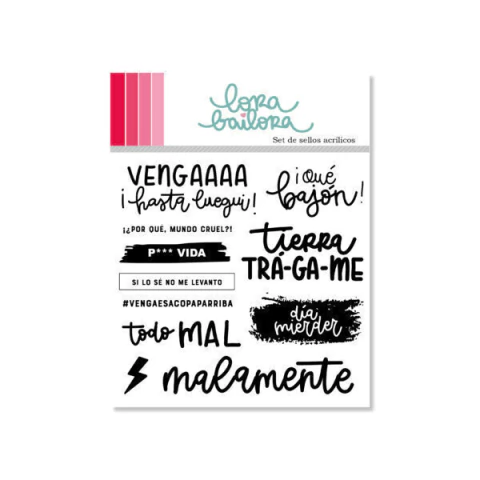 Sello acrílico 10x15cm colección MUNDO CRUEL - comprar online