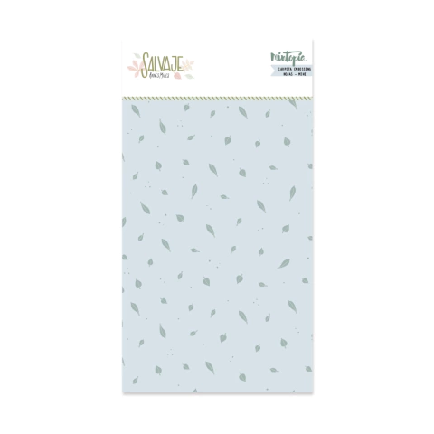 Carpeta de embossing mini 3"x5" Hojas SALVAJE