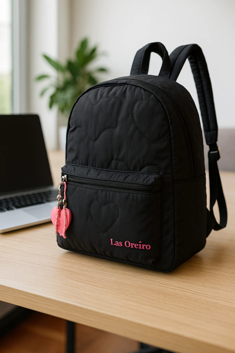 22100-Mochila Portanotebook Las Oreiro Acolchada Llavero De Regalo - comprar online