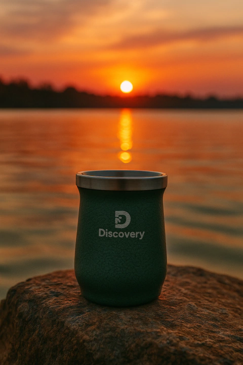 13673- Mate De Acero Térmico Irrompible Discovery Color Verde - comprar online