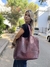 TOTEBAG VALENTINA - Cuero Bordo en internet
