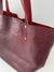 TOTEBAG VALENTINA - Cuero Bordo - comprar online