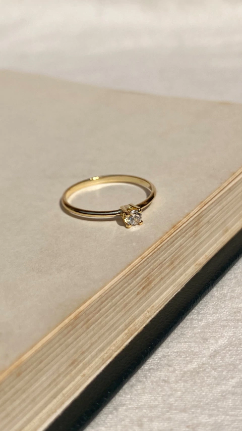 Solitário Ella Ouro 18k