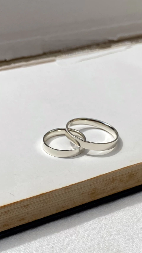 Alianças NÓS Quadrada Prata - comprar online