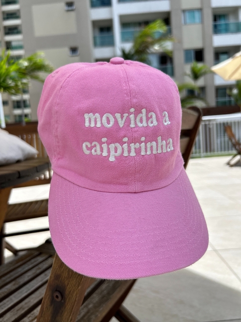 Boné movida a caipirinha - rosa claro