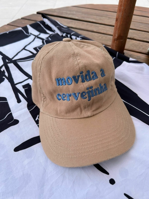 Boné movida a cervejinha - bege