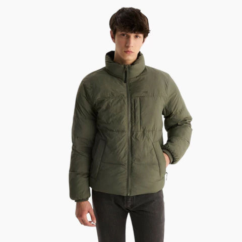 Campera Levis Puffer Canelon Ancho - comprar online