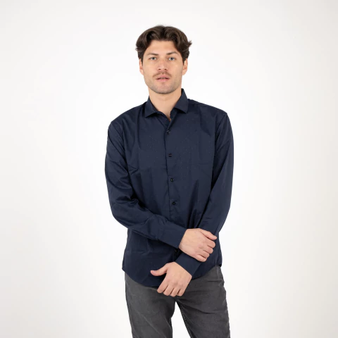 Camisa Daily Puntitos Cuello Italia - comprar online