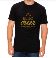 Remera Negra Durlock® - "Elijo Creer" Edición Especial - comprar online