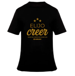 Remera Negra Durlock® - "Elijo Creer" Edición Especial